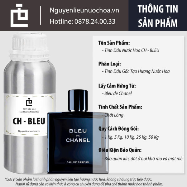 Tinh dầu pha nước hoa Bleu de Chanel
