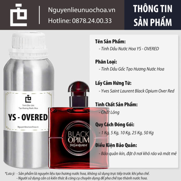 [YS - OVERED] - Yves Saint Laurent Black Opium Over Red EDP