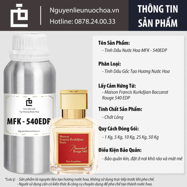 [MFK - 540EDP] - Maison Francis Kurkdjian Baccarat Rouge 540 EDP