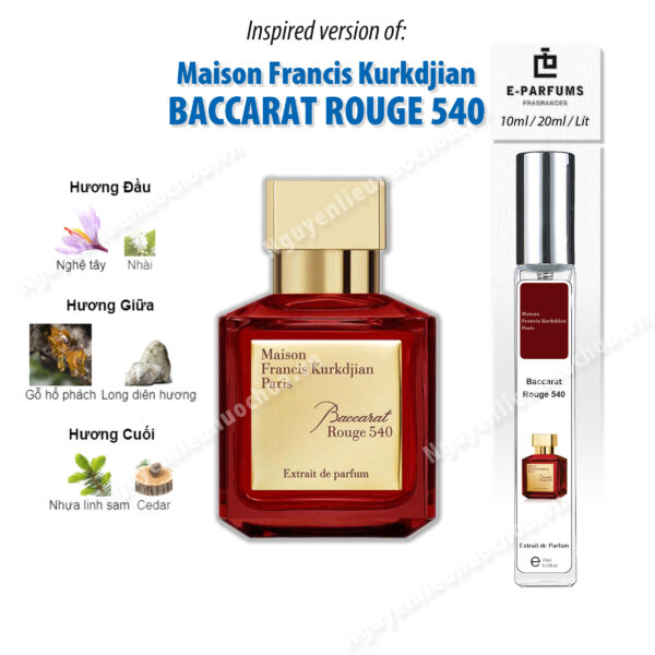 Nước Hoa Unisex MFK Baccarat Rouge 540 Extrait