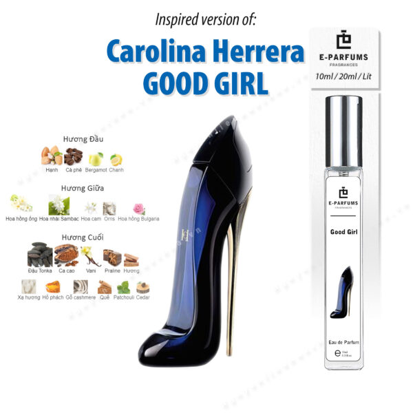 Nước Hoa Nữ Carolina Herrera Good Girl (Guốc Đen)